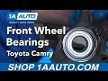 How to Replace Front Wheel Bearing 1992-2003 Toyota Camry