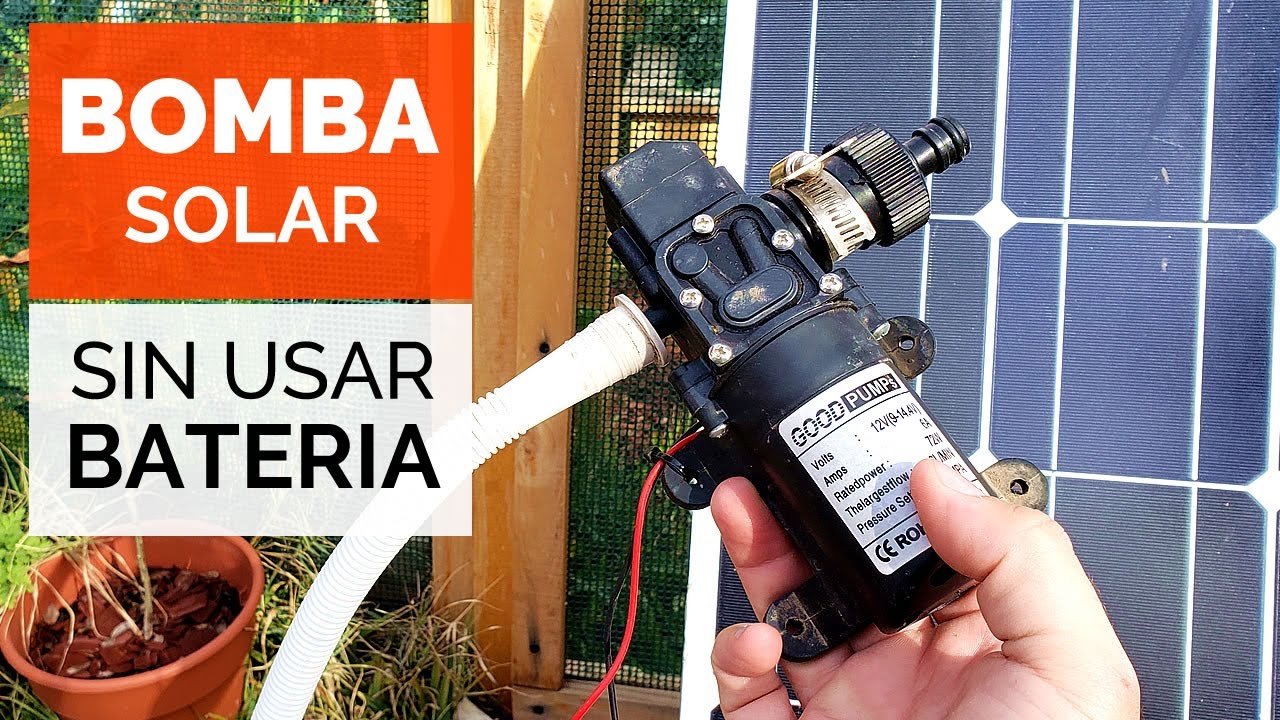 télex Electropositivo cosecha BOMBA de AGUA SOLAR 12v 💧☀️ (Sin usar Baterías) Instalación paso a paso -  YouTube