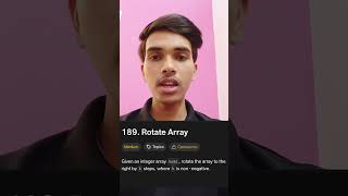 Rotate Array Right by K Steps 🔥 | LeetCode 189 Trick.#shorts #leetcode189#dsa#coding #programming
