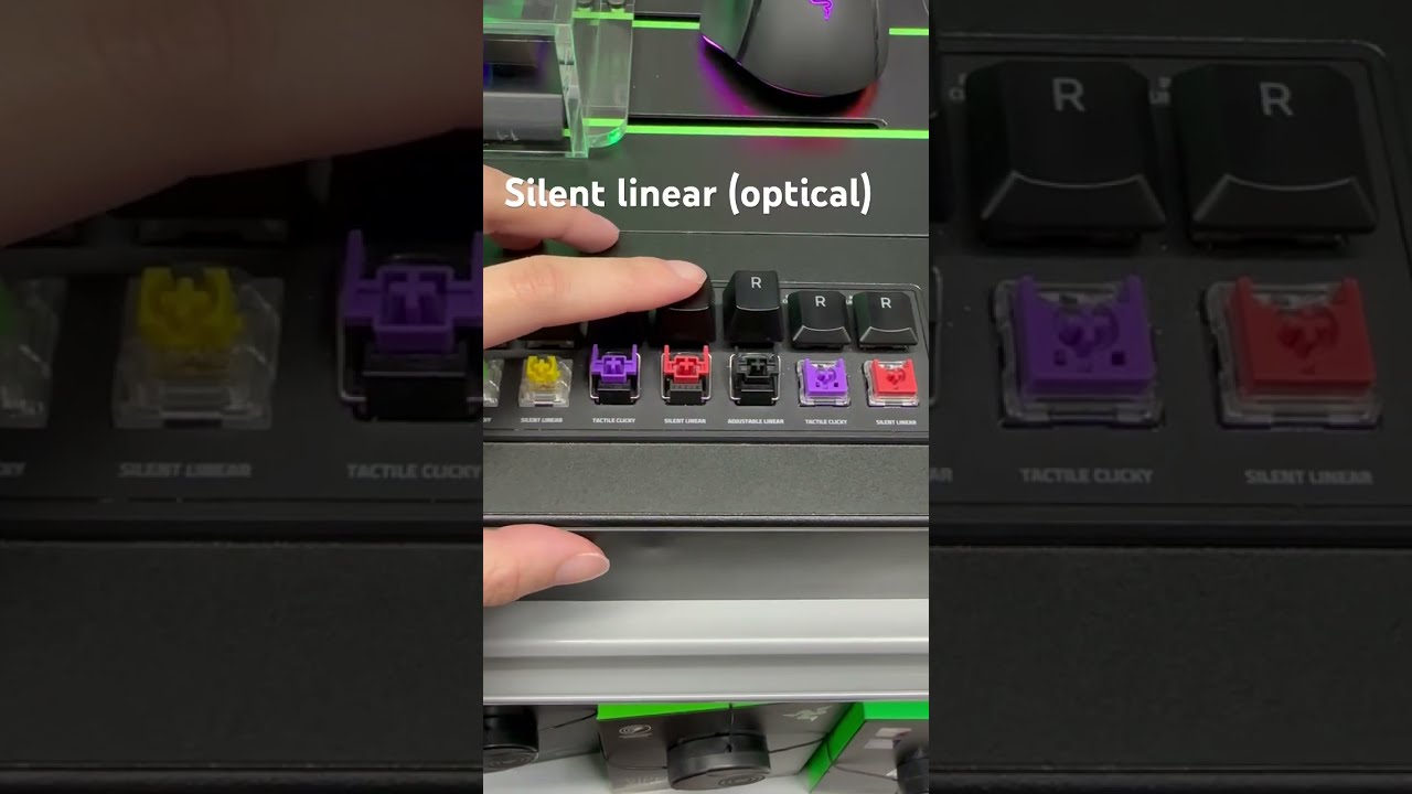 How They Sound Tactile Clicky Silent Linear Adjustable Low Profile Keyboard
