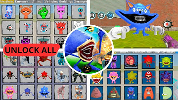 Nextbots In Playground mod NEW UPDATE All unlock horror SPRUNKI Sonic Family TAPES!