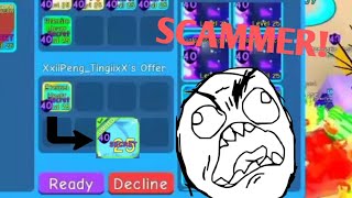 TOP 5 SCAMMERS IN BUBBLE GUM SIMULATOR 👿
