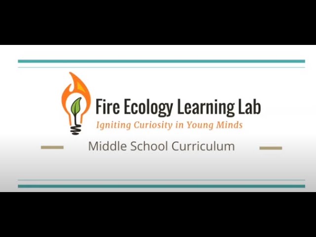 Fire Ecology Learning Lab Teacher Training