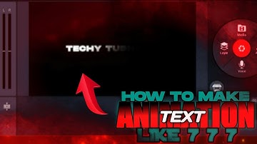 How To Make Text Animation Like 777 | Kinemaster Tutorial On Andoid | By @Techy Tushar |