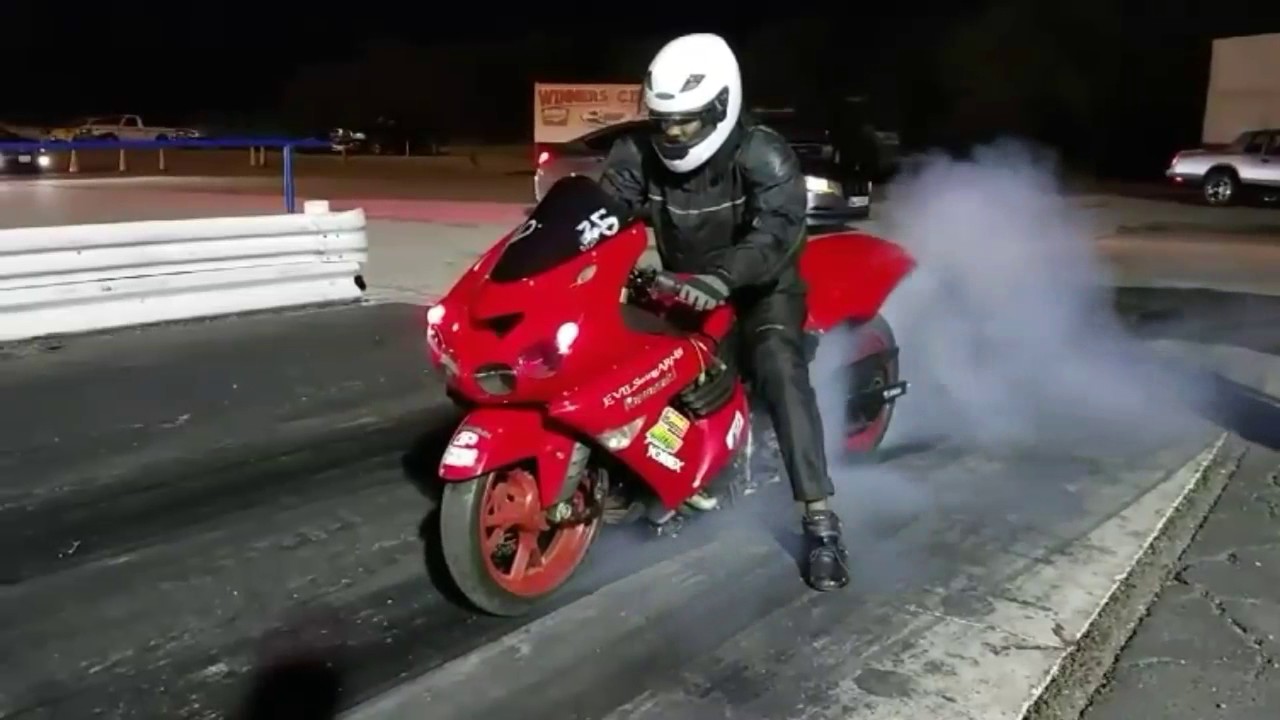 Zx14 1/4mile Drag Race YouTube