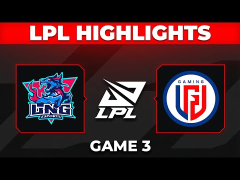 LNG vs LGD Highlights Game 3 | LPL 2026 Split 1 W2D3 | LNG Esports vs LGD Gaming