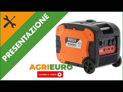 Інверторний бензиновий генератор 3,6 кВт Mosa GE 3600 BMI, видео 1