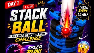 AMAZING STACKBALL CRUSH 3D Live 🔴  1 - #stackball #shorts screenshot 4