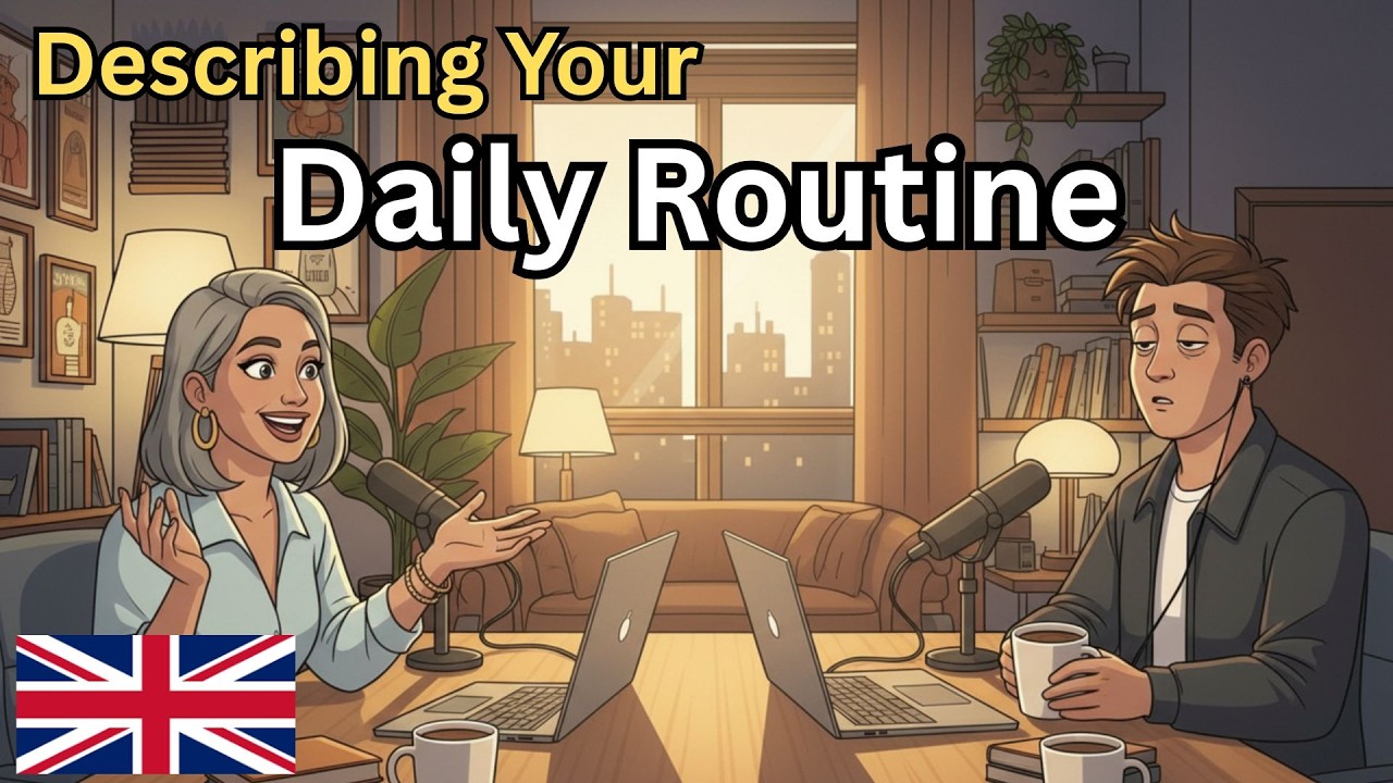 English Conversation Practice | How Native Speakers Talk About Their Day