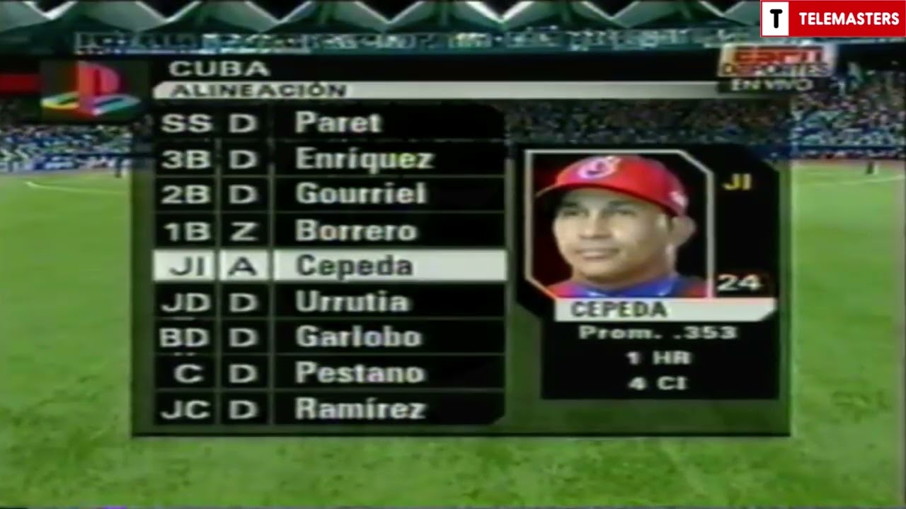 Clásico Mundial; 2do Juego Cuba Puerto Rico; Eduardo Paret, Ivan Rodriguez, Ormary Romero
