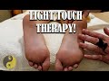 Asmr light touch foot tracing for relaxation  sleep no talking