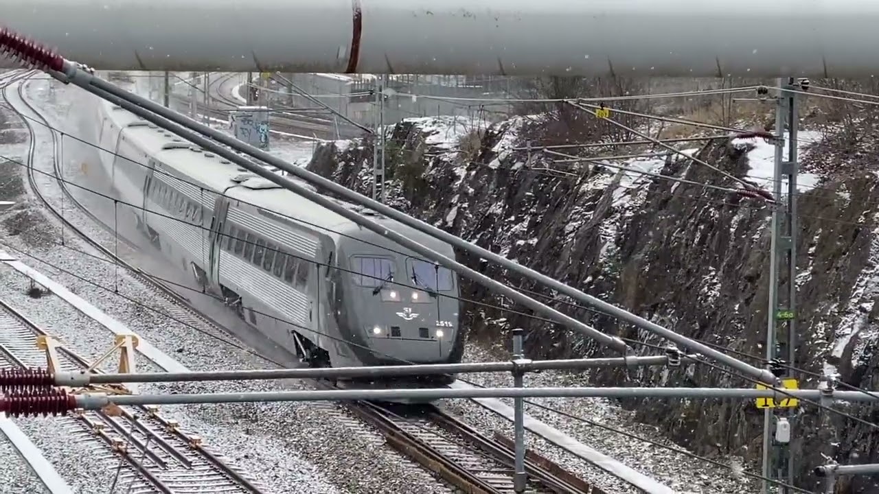 Svenska tåg del 20 / Swedish trains part 20 - Årstabroarna