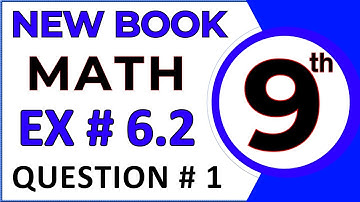 Class 9th Math New Book Exercise 6.2 Questions 1 - Chapter 6 Class 9 Maths - Trigonometry