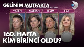 Gelinim Mutfaktada 160. Hafta Kim Birinci Oldu? 12 Kasım 2021
