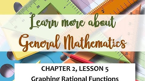 Chapter 2 - Lesson 5.  Graphing Rational Functions (Part 2 of 4)