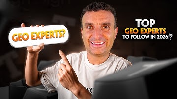 Top GEO Experts to Follow in 2026
