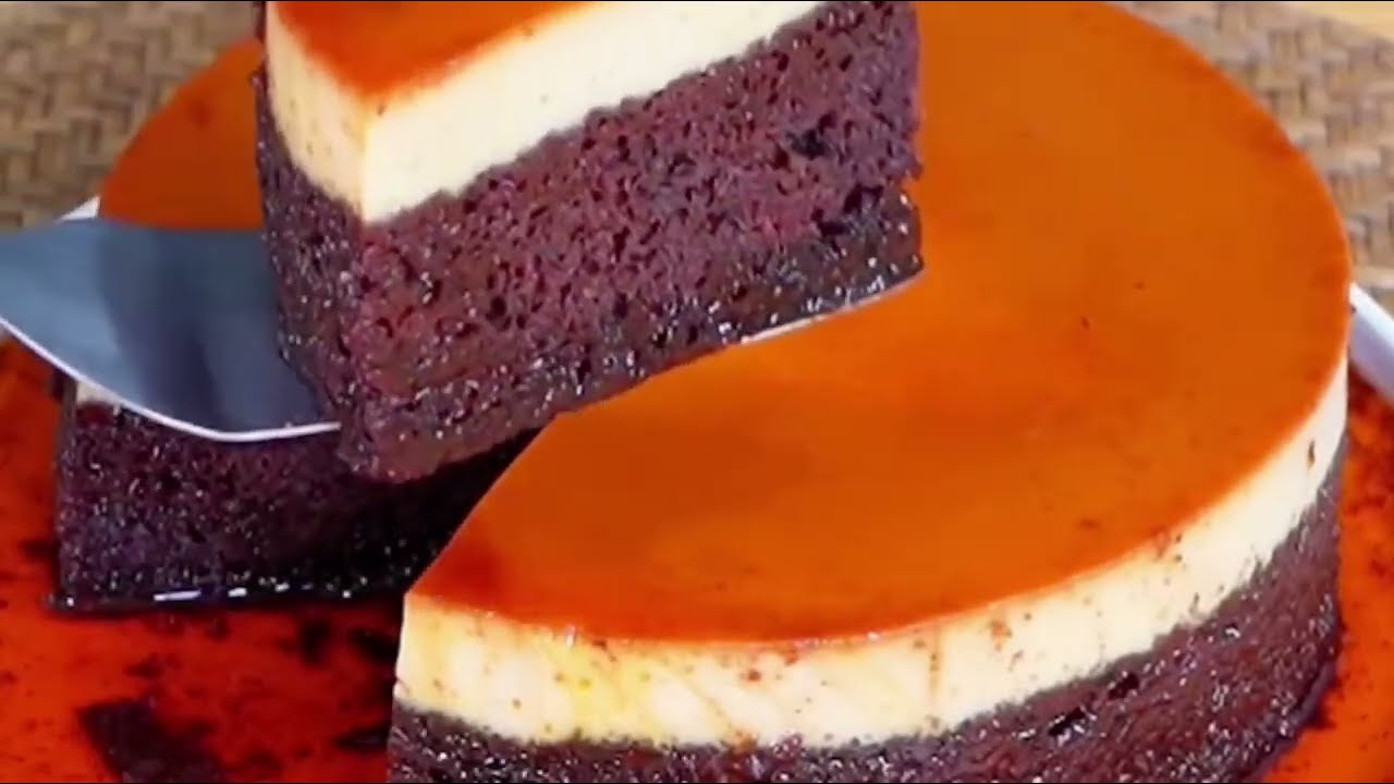 Como eu não sabia disso antes? Bolo Pudim de Chocolate Fácil (Sem Forno)😱