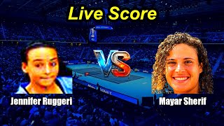 Jennifer Ruggeri vs Mayar Sherif Live Score | WTA 125K Brescia, Italy Women Singles