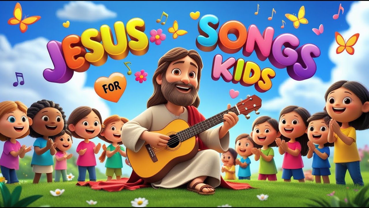 Jesus Songs for Kids ️🌟 | Fun Christian Worship & Bible Songs for ...