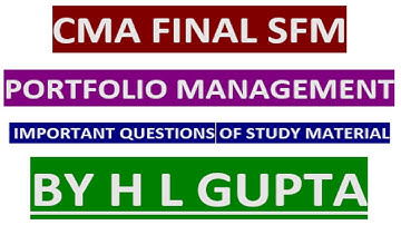 CA / CMA II FINAL AFM\SFM II FAST REVISION PORTFOLIO CLASS 4 II BY H L GUPTA II