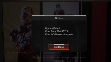Update failed problem in apex legends solution