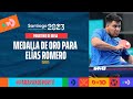 Elas romero medalla dorada  partido completo  juegos parapanamericanos santiago 2023