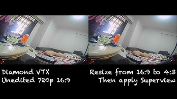 Diamond VTX DVR Superview & Runcam Nano 2 dynamic light test! Side to Side Comparison vs Out of Box!