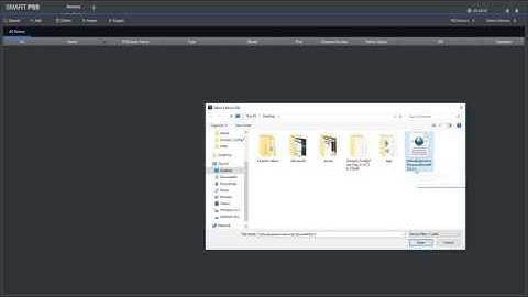 SmartPSS 2 0 Import Device List