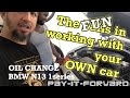 How to change the engine oil and filter of your BMW F20