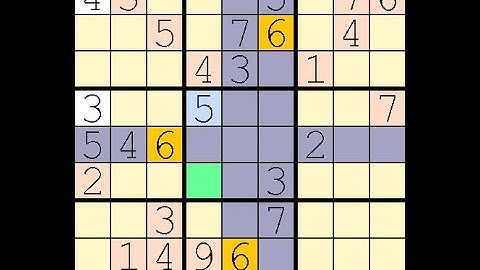 How to Solve Washington Times Sudoku Difficult  September 14, 2023