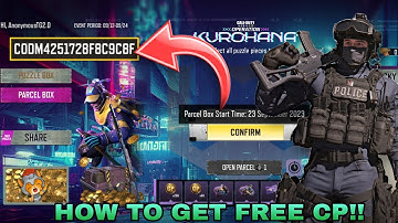 How to Redeem this Code & Get FREE CP IN CODM Operation Kurohana Event | Redeem FREE CP IN CODM