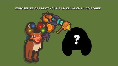 I exposed an Accounts Renter in the not hit game Taming.io