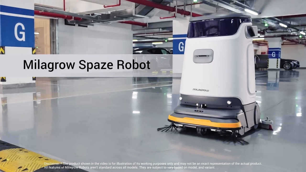 Milagrow Spaze Robot | Smart Autonomous Cleaning Robot for Commercial Spaces