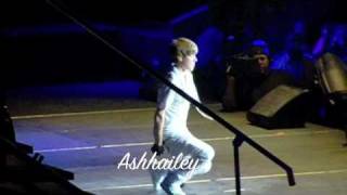 Justin Bieber dougies at the Jingle Bash!