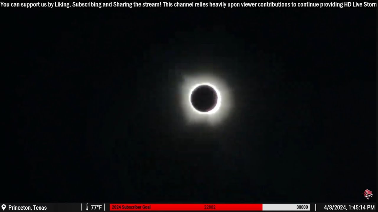 2024 Total Solar Eclipse (4/8/24) - Live As It Happened - YouTube