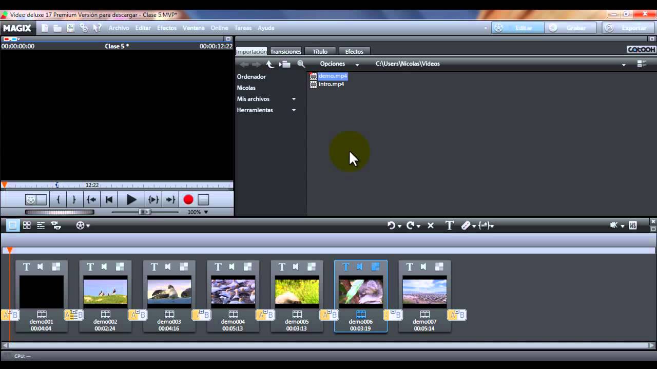 Magix Video Deluxe (Lección 5) - YouTube