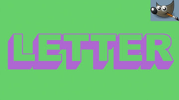 Create a Block Letter Text Effect in Gimp