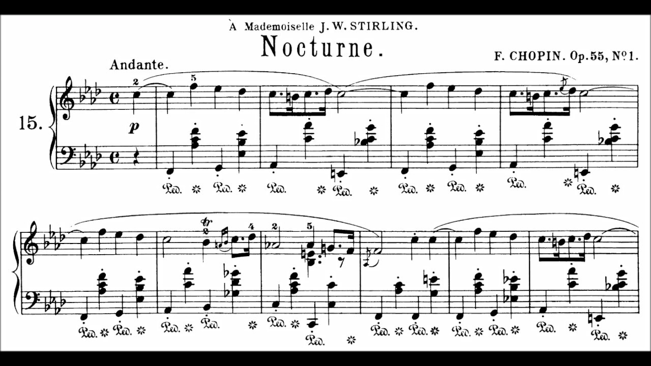 No. 15 in F Minor, Op. 55, No. 1