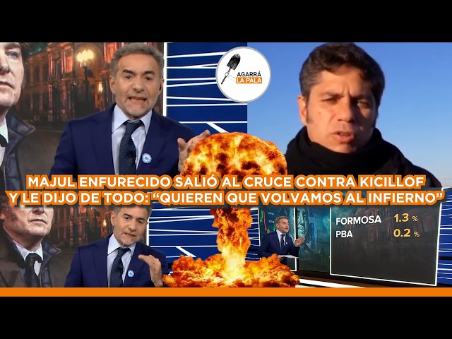 MAJUL SALIÓ AL CRUCE CONTRA KICILLOF Y SE LA PICANTEÓ TODA: "QUIEREN QUE VOLVAMOS AL INFIERNO..."