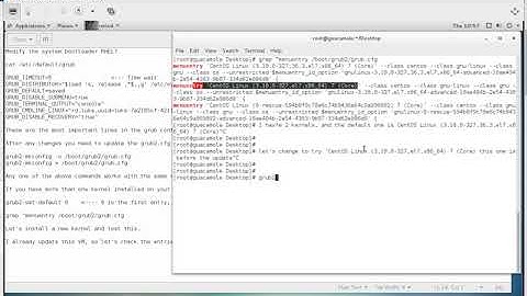 2 Modify the system bootloader RHEL7   YouTube