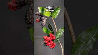 DIY Mulberry🍇 #shorts #trending #viral #satisfying #craft #diy # #art #mulberry