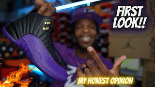THESE ARE NICE BUT THEY’RE NOT FOR ME!! FIRST LOOK JORDAN 12 FIELD PURPLE FIRSTTHOUGHTS & OPINION!!