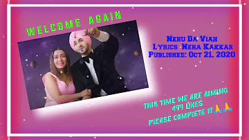 nehu da viah lyrics  Neha Kakkar full song