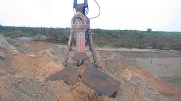 KINSHOFER C40VHD Re-handling clamshell bucket / C40VHD Umschlag- & Industriegreifer