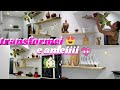 TRANSFORMEI MINHA COZINHA COM PRATELEIRAS🤩✨DECORAÇÃO SIMPLES💝FICOU INCRÍVEL ESSA TRANSFORMAÇÃO😍AMEI🥰