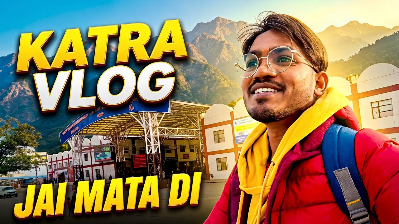 Finally katra stetion pahuch gaya 🚉, maa vesno devi temple 🛕 darshan karne ke liye part 2