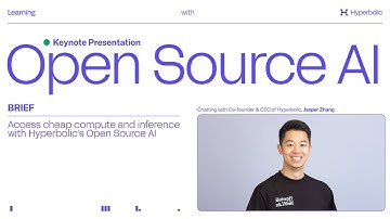 Open Source AI | Jasper Zhang, CEO + Co-founder at Hyperbolic | Access CHEAP Compute and Inference