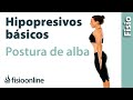 Ejercicio hipopresivo básico - Postura de alba