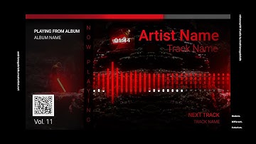 Audio Spectrum / Music Visualizer Concept S11 (Dark Side)-FREE After Effects Template Download