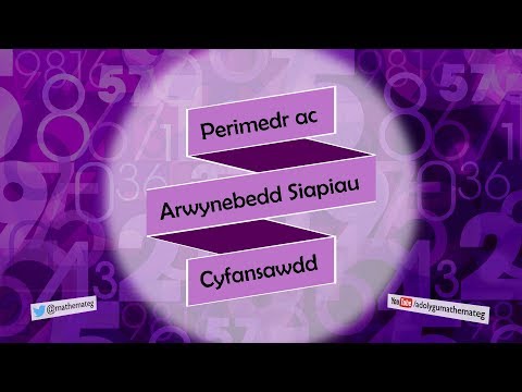 [298 Rh/S] Perimedr ac Arwynebedd Siapiau Cyfansawdd